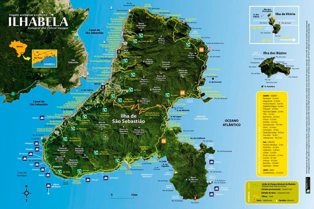 mapa-trilhas-ilhabela - Aventuras ao Ar Livre